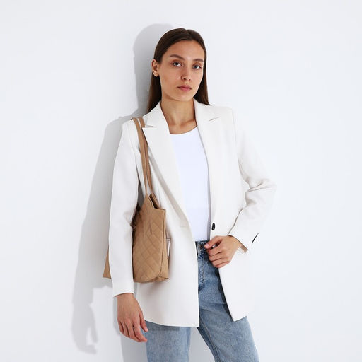 Сумка-тоут на магните, цвет бежевый - Simaland фото 6