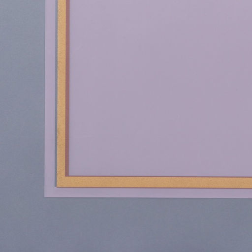 Пленка для цветов, розовый с золотым, 58 см × 10 м