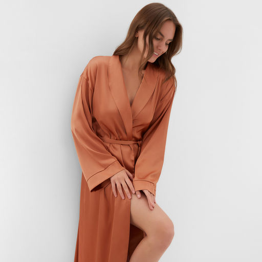 Халат домашний женский KAFTAN Terracotta, размер 44-46