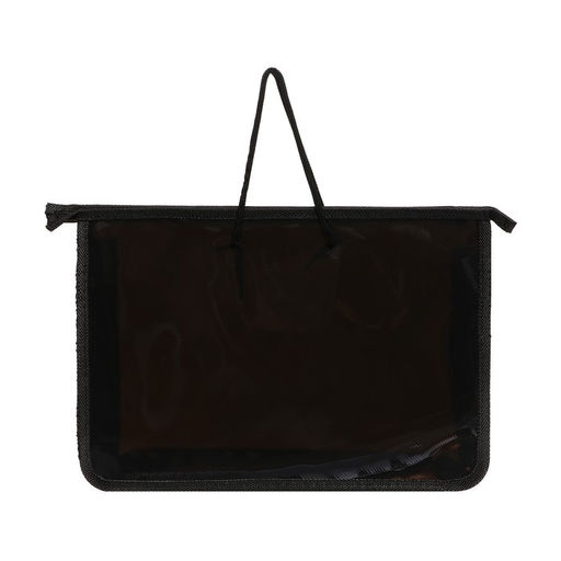 Папка с ручками А4, 330 х 230 х 55 мм, молния сверху, пластиковая, Офис - Calligrata фото 2