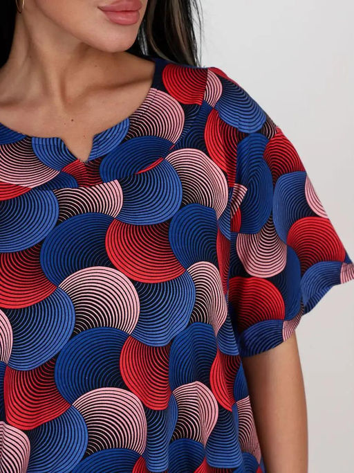 Туника женская Круги 009