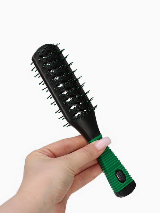 Расчёска массажная, двусторонняя, продуваемая, 5×22 (±1) см, МИКС