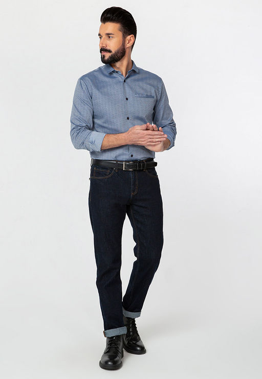 Сорочка мужская длинный рукав GREG 223/131/1091/Z/1p  фото 5