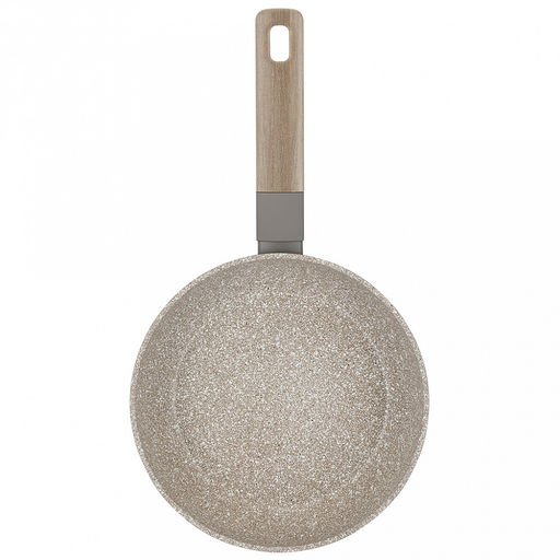 Сковорода с антипригарным покрытием Latte д24см, h4,8см, s2,6мм, дно s3,1мм, литой алюминий, бакелитовая ручка с покрытием soft-touch, капсульное дно, Regent (Китай) Подходит для всех видов плит, включая индукционную. - Домашняя мода фото 3