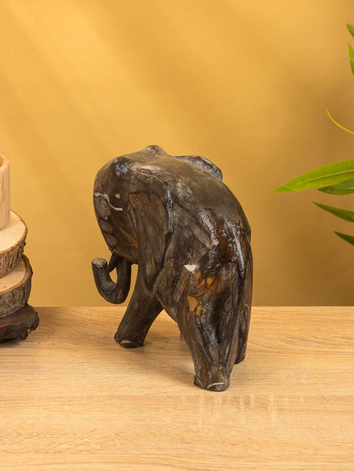 Набор сувенирный «Слоники», h=19 см, h=17 см, h=15 см, дерево, серый