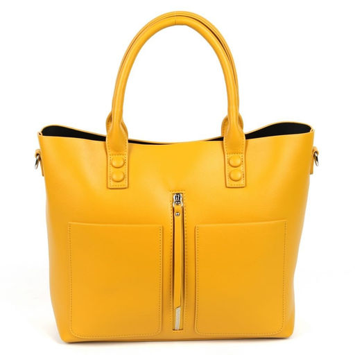 Женская сумка шоппер из эко кожи 75326-836 Елоу