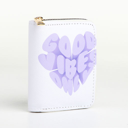 Кошелёк на молнии, белый