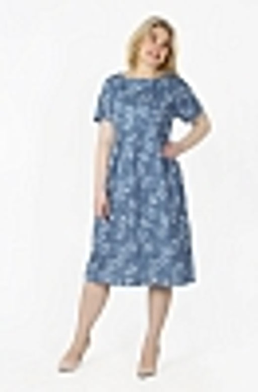 Платье Синди Х-449 (46-62) кулирка. Цвет в ассортименте - Лотос фото 29