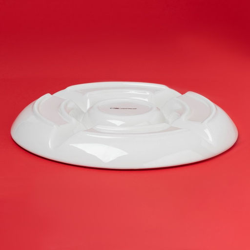 Менажница новогодняя Доляна «Волшебное дерево», 5 ячеек, 25.5×3.1 см, доломит, белая