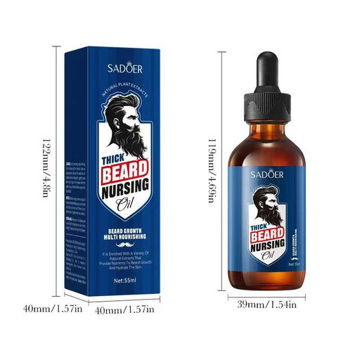 SADOER Масло для ухода за бородой Beard Nursing Oil, 55 мл.  фото 4