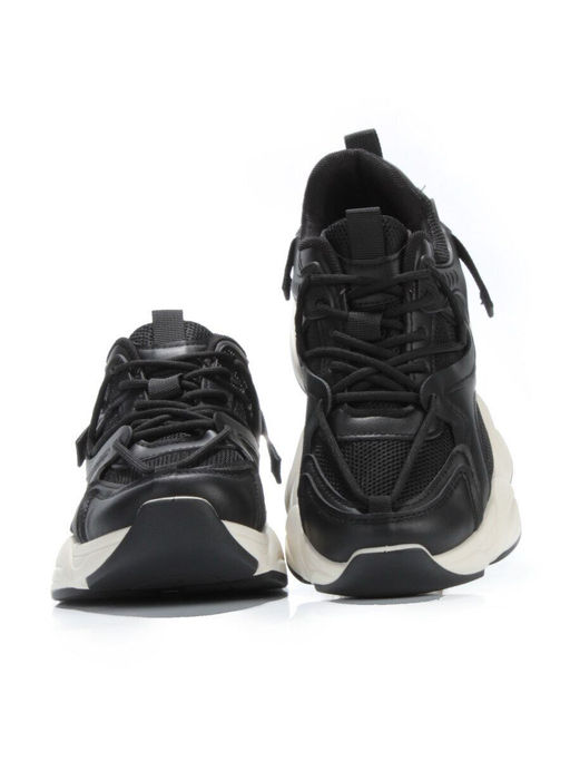 05-6035-1 BLACK Кроссовки женские (искусственные материалы) - No name фото 11