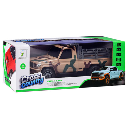 Машина "Пикап-камуфляж" р/у, с дымом, 27 MHz, в коробке