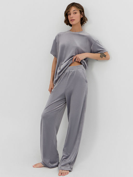 Комплект женский домашний серый - Mark formelle фото 6