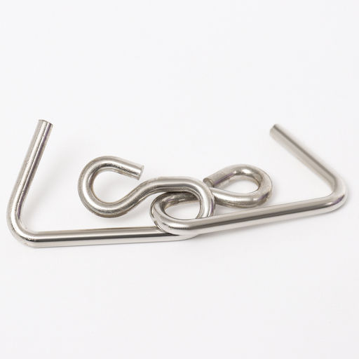 Цена за 3 шт. Головоломка металлическая «Умные гвозди» №13, на блистере