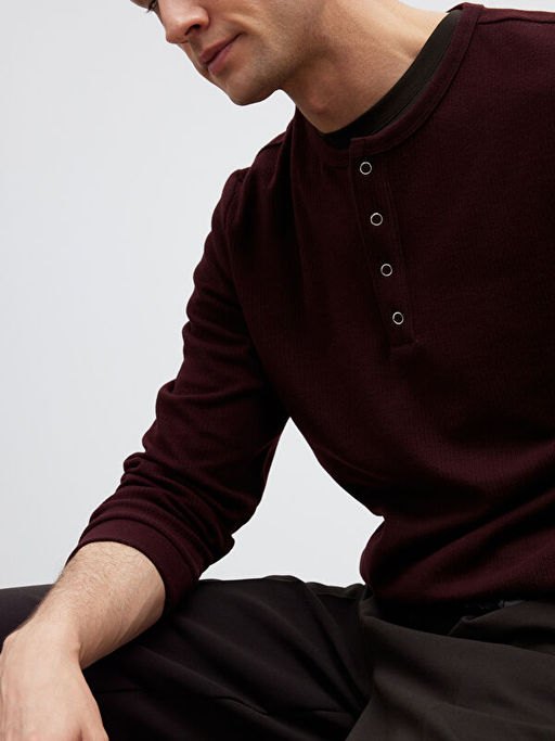 Bisiklet Yaka Erkek D??meli Ti??rt