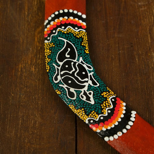 Сувенир бумеранг «Цветной узор», 40×6×0.7 см