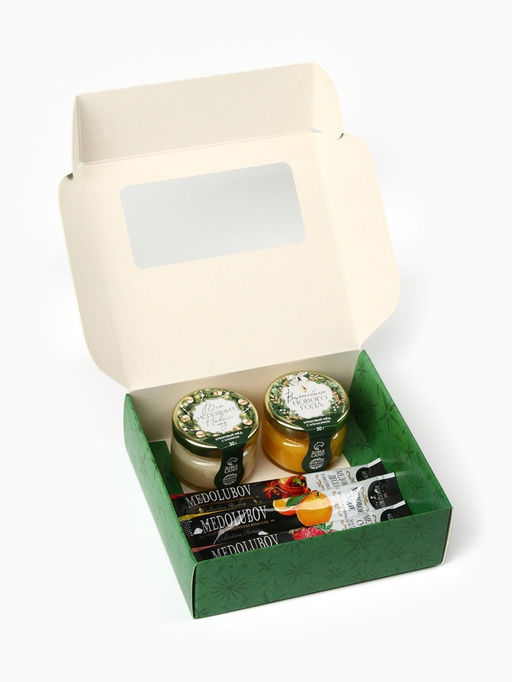 Подарочный набор новогодний Верь в мечту: крем-мёд 2 шт., мёд в стиках 4 шт. - Фабрика счастья фото 5