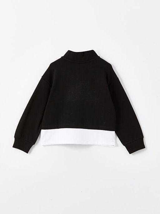 Dik Yaka K?z ?ocuk Sweatshirt - Waikiki фото 2