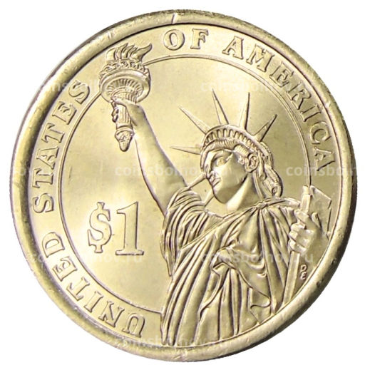 1 доллар 2014 года P США Калвин Кулидж 30-й президент США