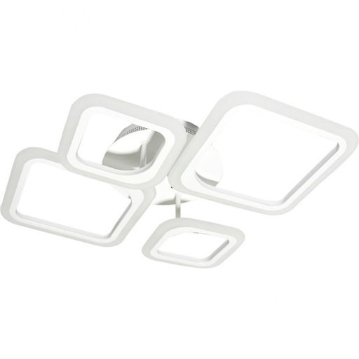 Светильник светодиодный управляемый с пультом 84W, Max. 5200Lum, 3000К-6500K, IP20, белый AL5940 Qua