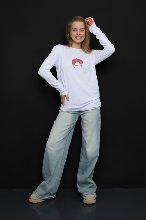 8588 футболка с дл.рукавом унисекс - Натали фото 6