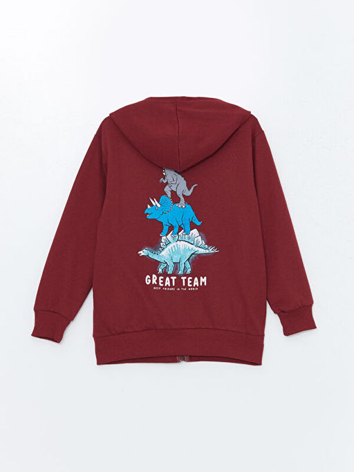 Kap??onlu Erkek ?ocuk Fermuarl? Sweatshirt - Waikiki фото 2