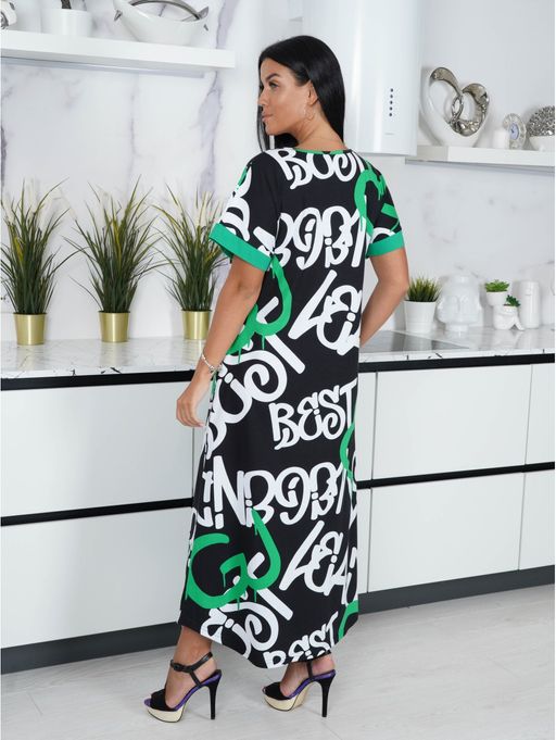 Илона платье женское (листья) - Lovetex фото 12