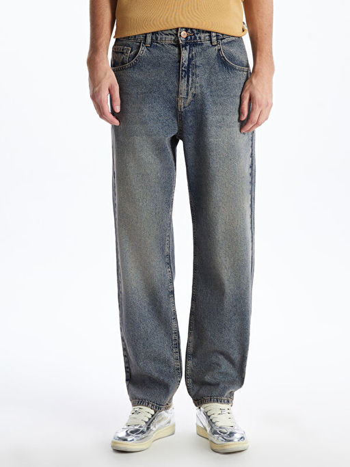 Baggy Fit Erkek Jean Pantolon