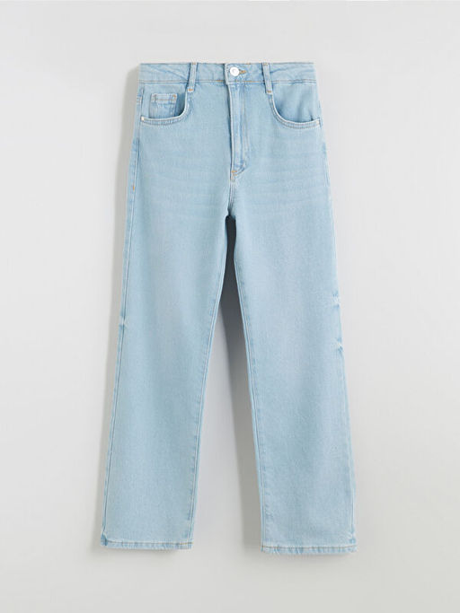 Straight Fit K?z ?ocuk Jean Pantolon