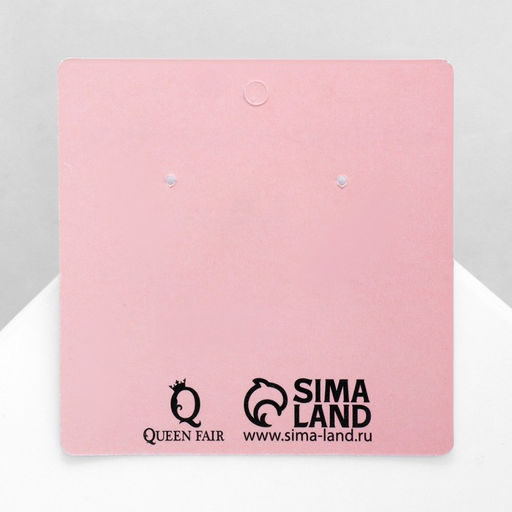 Серьги акрил ЪУЪ, цвет чёрный - Queen fair фото 3