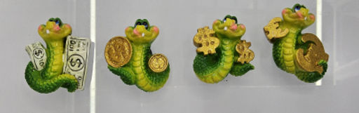 Магнит Змея 3,9 см / 24262 /уп 1152/ Символ года 2025