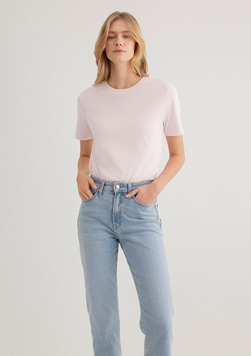 Pembe Tisort - Mavi фото 3