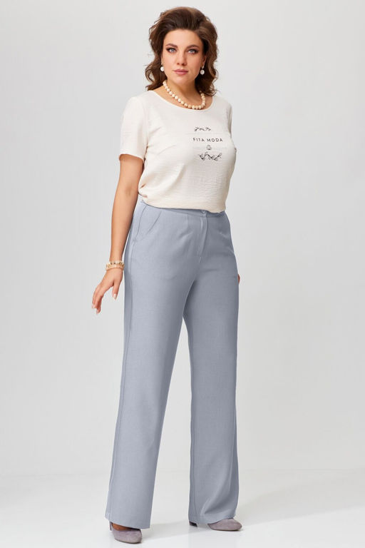 Брюки FITA 20267 светло-серый