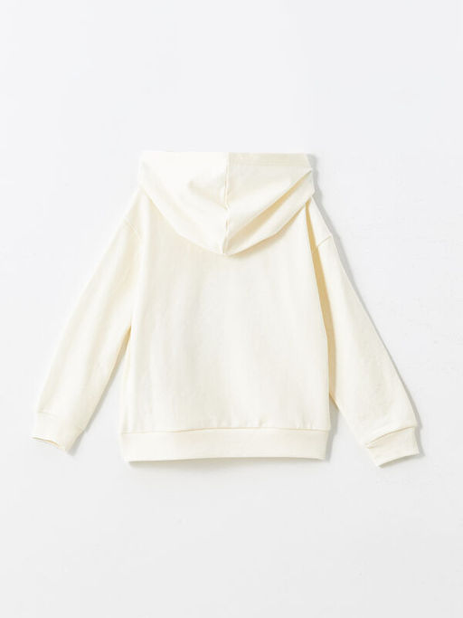 Kap??onlu Stitch Bask?l? K?z ?ocuk Sweatshirt ve Tayt - Waikiki фото 3