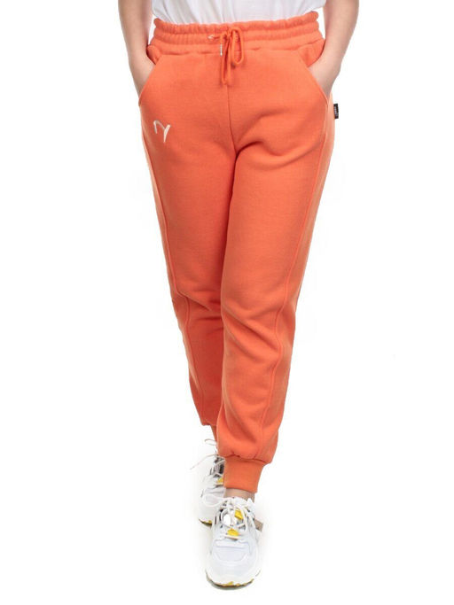 03 ORANGE Брюки спортивные женские на флисе (100% хлопок) 7986