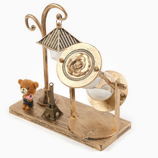 Часы песочные «Уличный фонарик», сувенирные, с подсветкой, 15.5×6.5×15.5 см