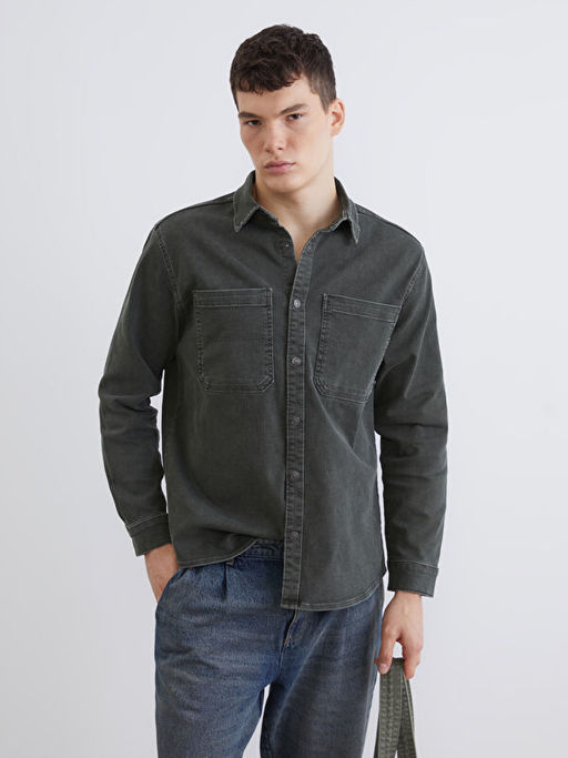 Rahat Kal?p Erkek Jean G?mlek