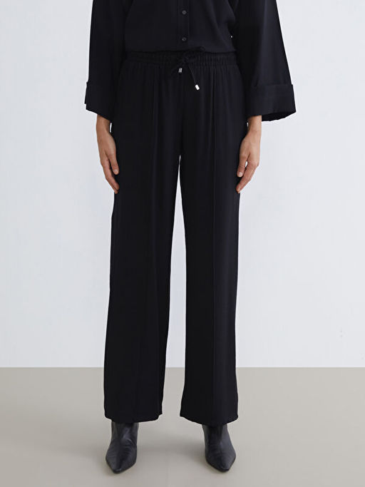 Beli Lastikli Geni? Pa?a Kad?n Pantolon