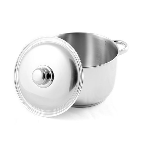 Кастрюля ПРИМА БЛЕСК 7,0л мет.крышка с ТРС-3 обьем. ручки арт.3с82 Аша