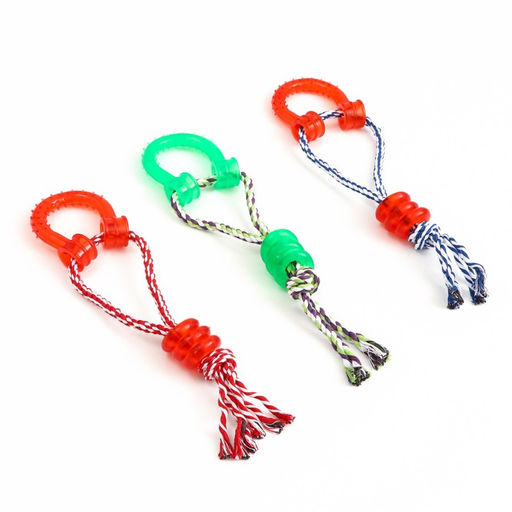 Игрушка тренировочная канатная Карусель, 145 гр, микс цветов - Пижон фото 5