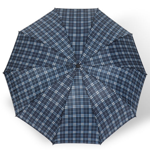 Зонт механический «Клетка», 4 сложения, 10 спиц, R=52/60 см, d=104 см, МИКС
