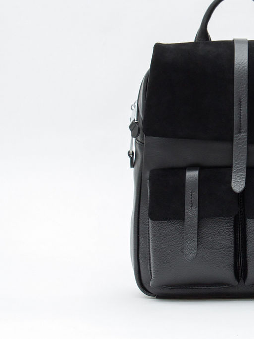 Рюкзак 18297C black Polina&Eiterou