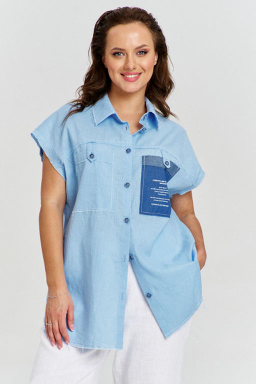 Рубашка AVE RARA 2239/1 голубой