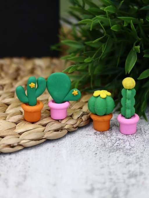 Ластики "Cactus", 4 шт. в наборе