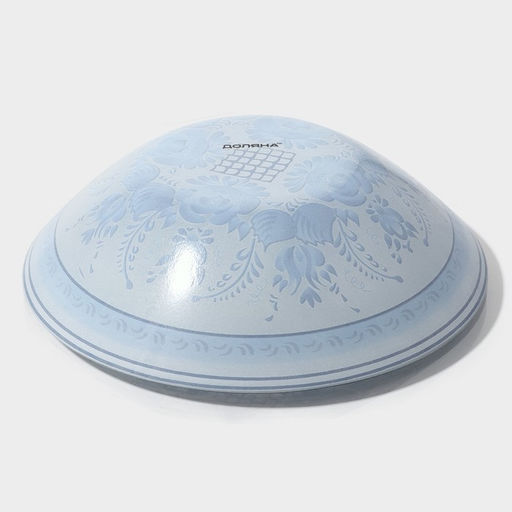 Салатник Доляна «Синева», 600 мл, 18×4.5 см, стекло, голубой