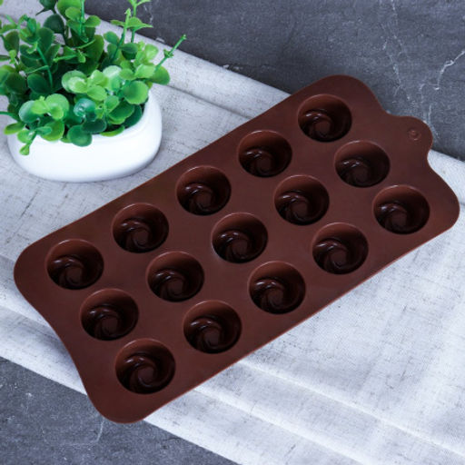 Форма силиконовая для льда и конфет 15 ячеек / HL-187 / уп 300/ 21*10,3*1,7 см - Галеонтрейд фото 3