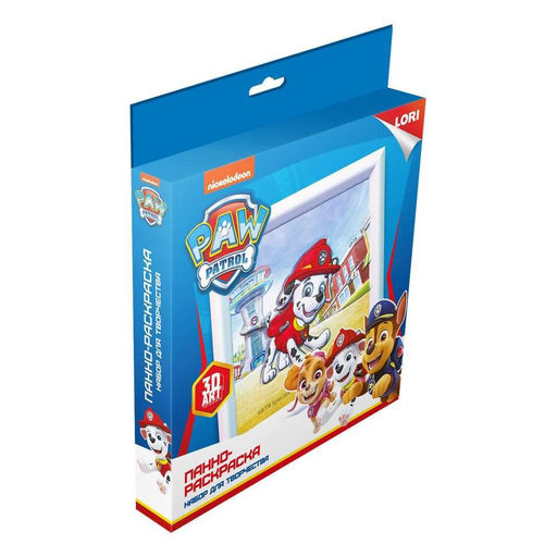 Набор для творчества LORI Панно-раскраска Щенячий патруль Маршалл 3D Art.