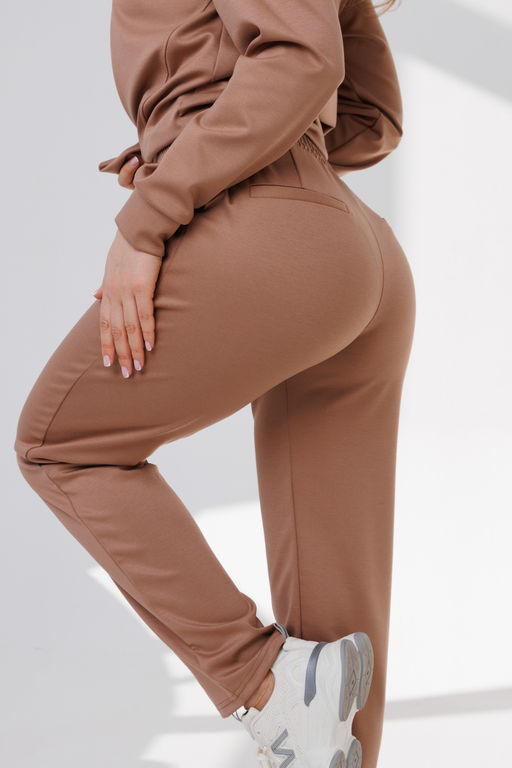 Костюм спортивный без начеса на молнии 43065