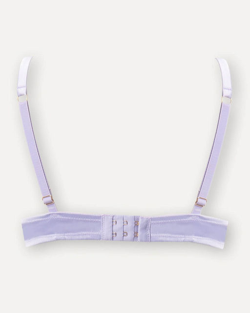 Сиреневый бюстгальтер с вышивкой - Deseo фото 4