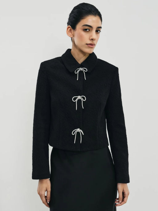 Жакет из хлопка с бантами / Zarina